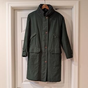 Vintage Burberry Green Chore coat